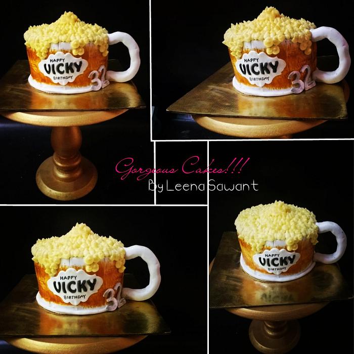 Gaint Beer mug Cake