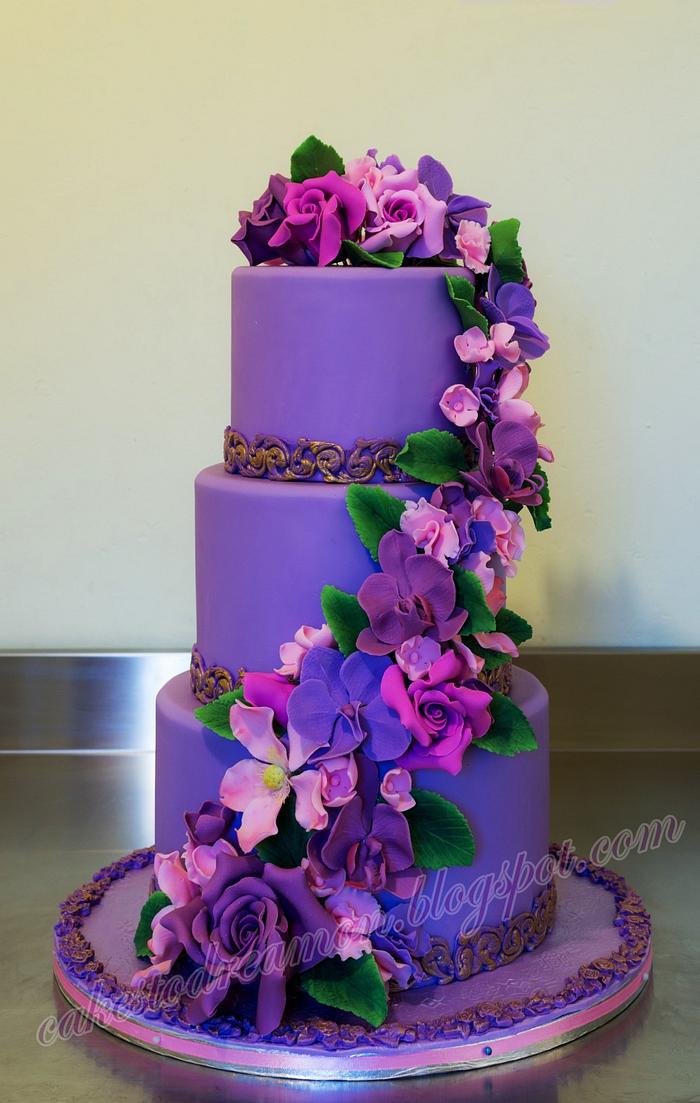 DIY Candied Viola Sugar Cookies with Violet Flavored Royal Icing - YouTube