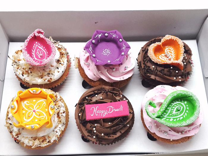 Diwali Cupcakes