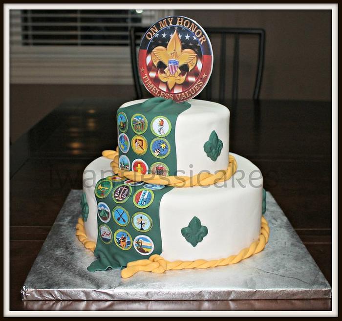 Boy Scouts cake