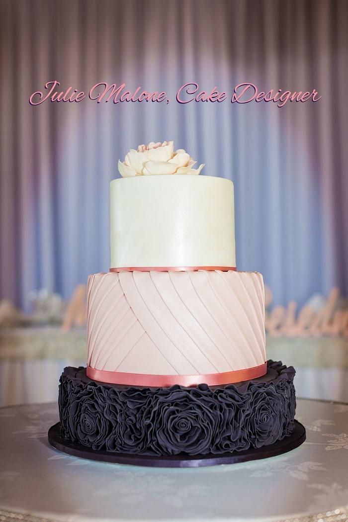 3 tier Wedding cake 