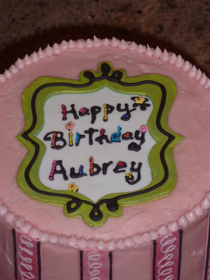 Pre-teen's Birthday Cake