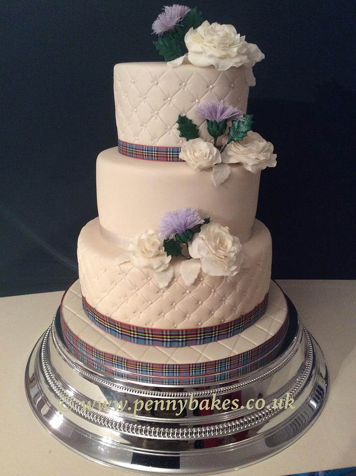 Scottish wedding cake