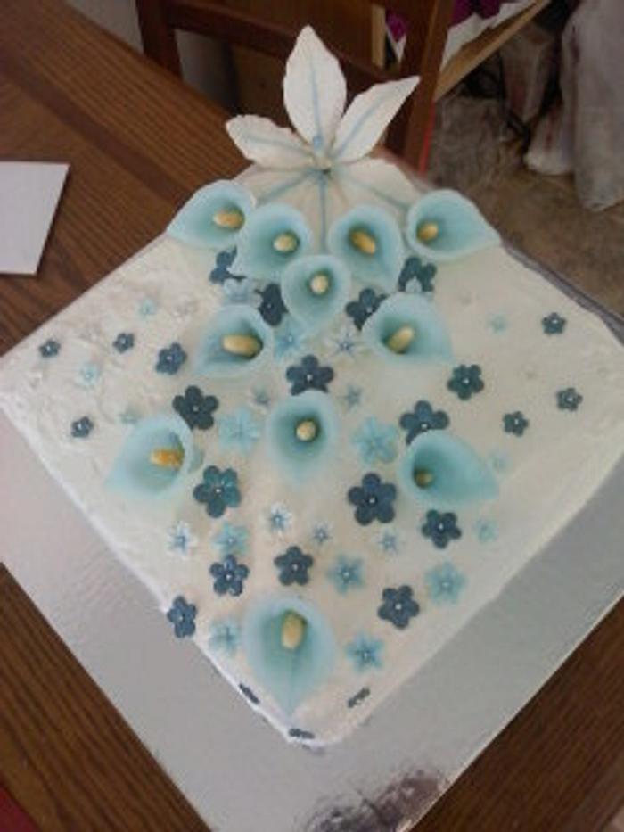 1st wedding anniversary cake
