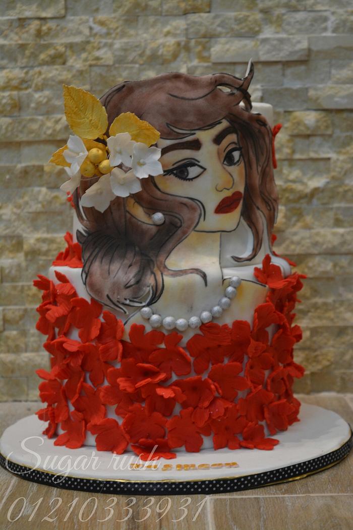 Painted Lady cake 