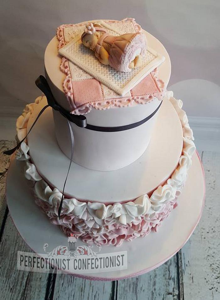 Jennifer - Ruffles Baby Shower Cake