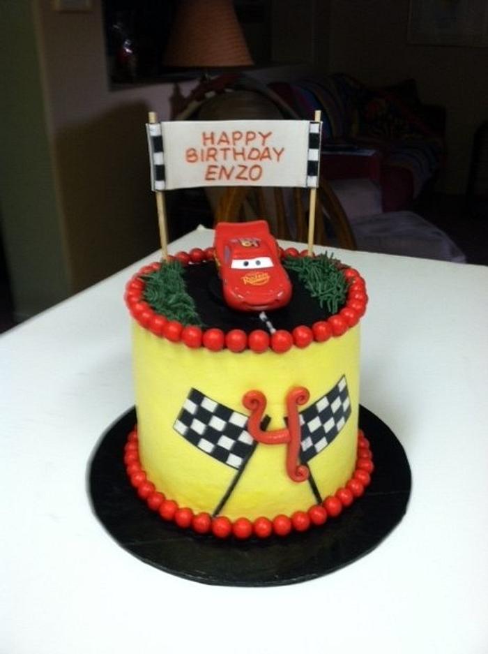 Mini Cars Birthday Cake