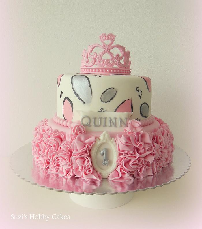 Little princess first's b'day cake 