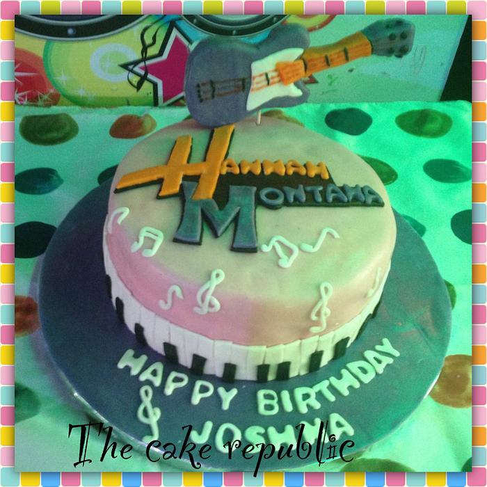 Hannah Montana cake