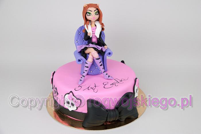 Monster High Cake / Tort z lalką Monster High