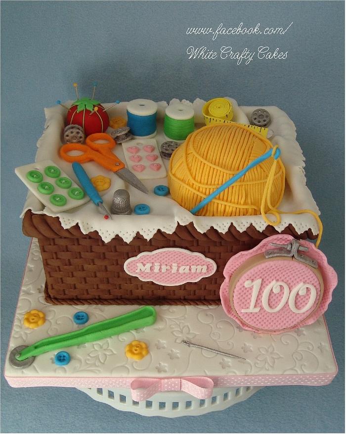 Sewing Basket for 100th Birthday