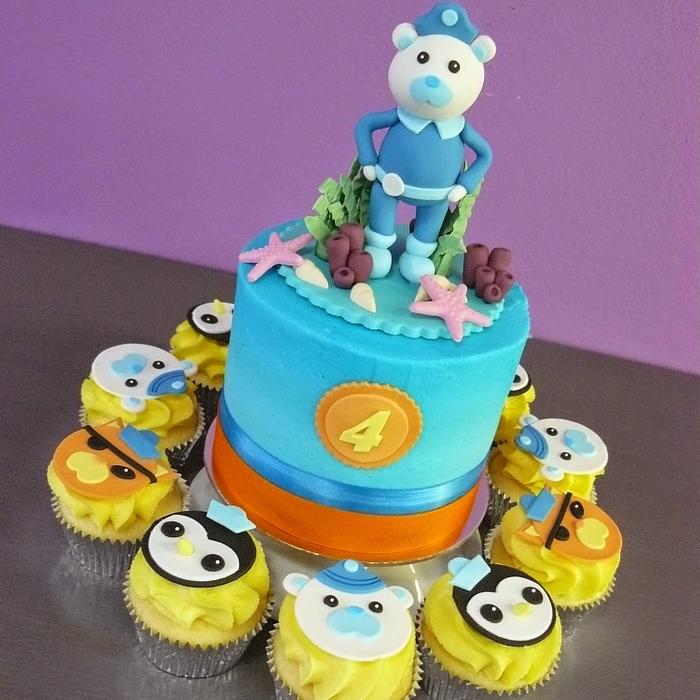 Octonauts Cupcake and Cake Combo