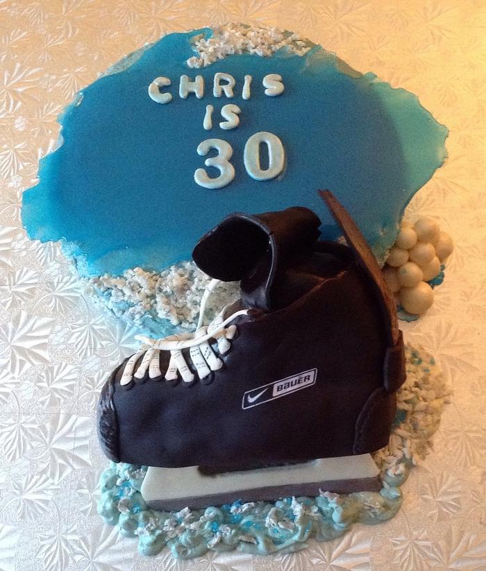 Ice Skate Cake