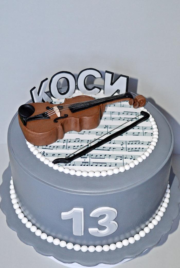 Violine cake