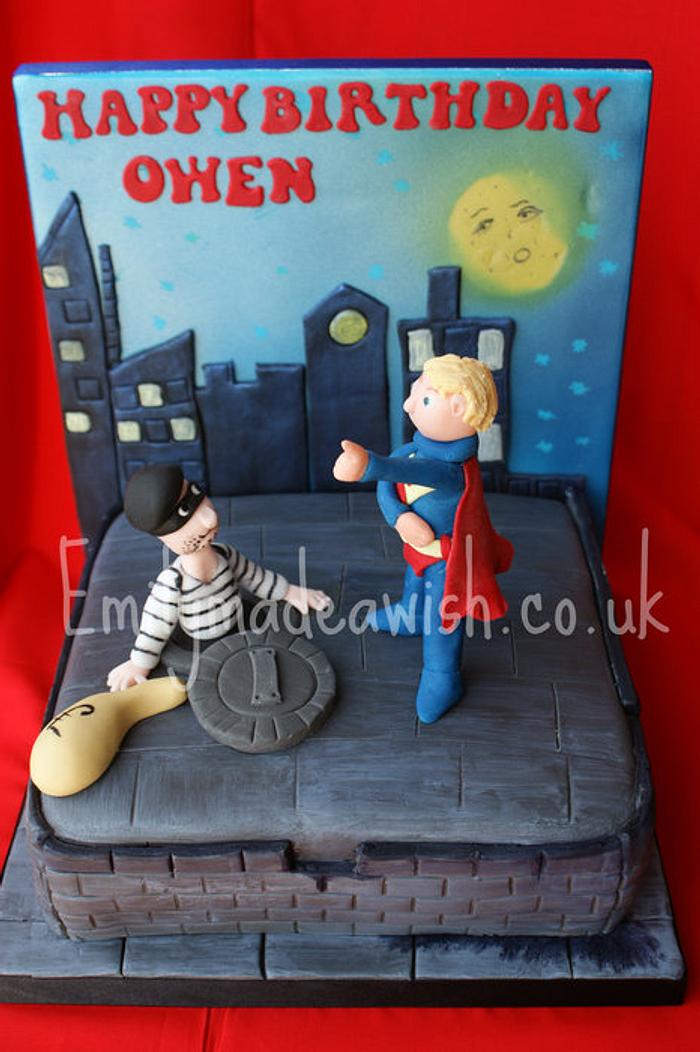 Super Owen and the Burglar!