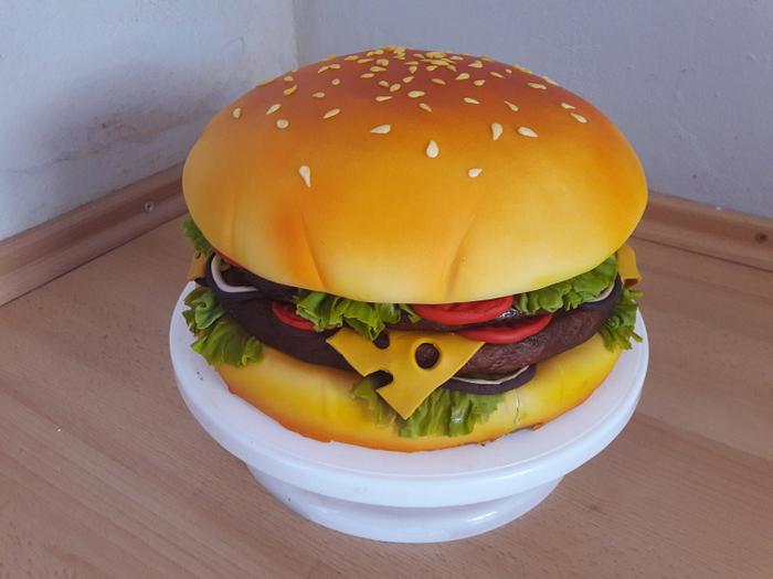 Hamburger cake 