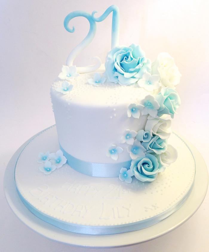 21st Birthday Edible Cake Topper Image - Walmart.com