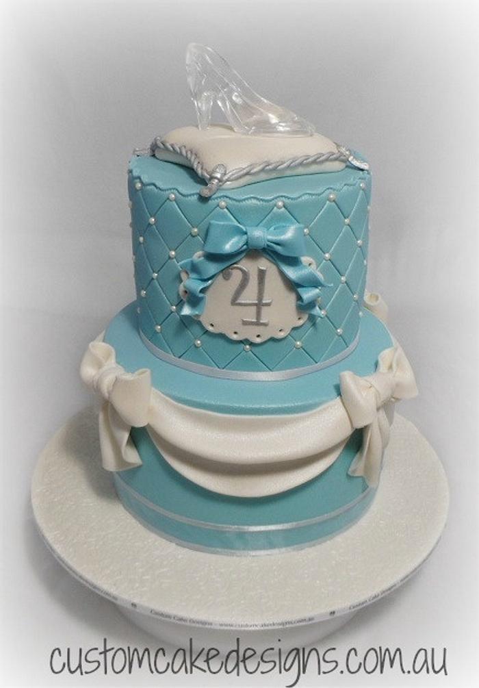 Cinderella Glass Slipper Cake