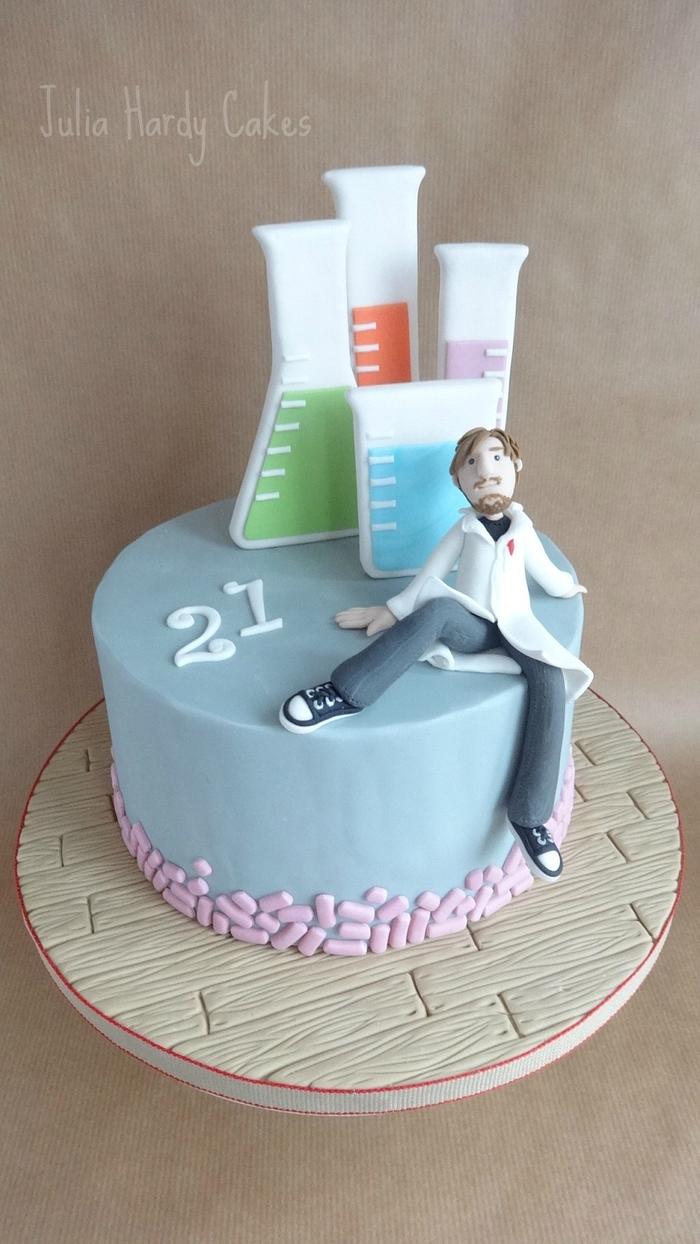 Microbiology Cake