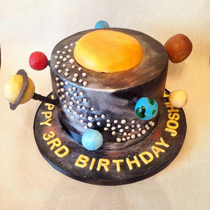 Solar System Birthday Cake!