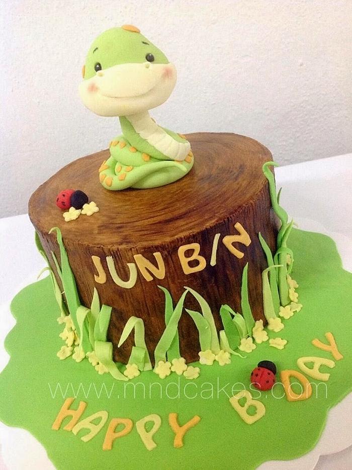 Snake Birthday Cake - Flowers and Gifts - Hoa Doi