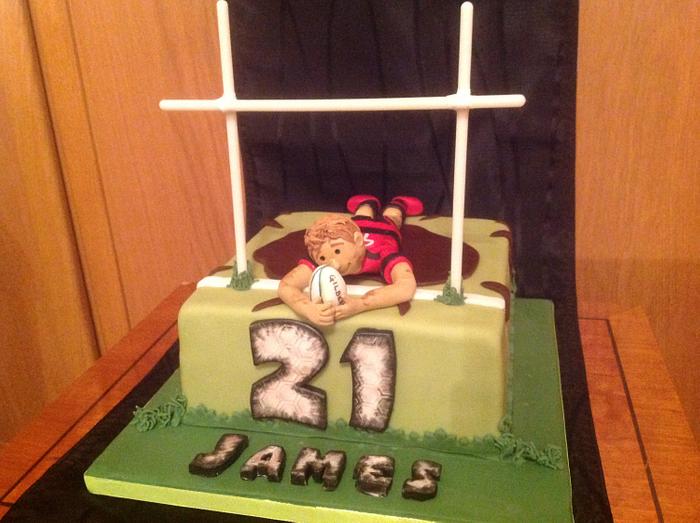 Rugby Cake