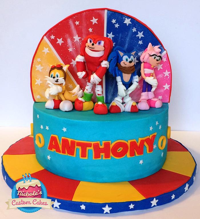 Sonic Boom! Cake