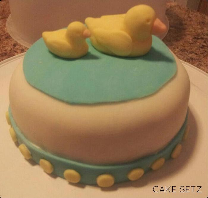 Baby Shower Duck Cake
