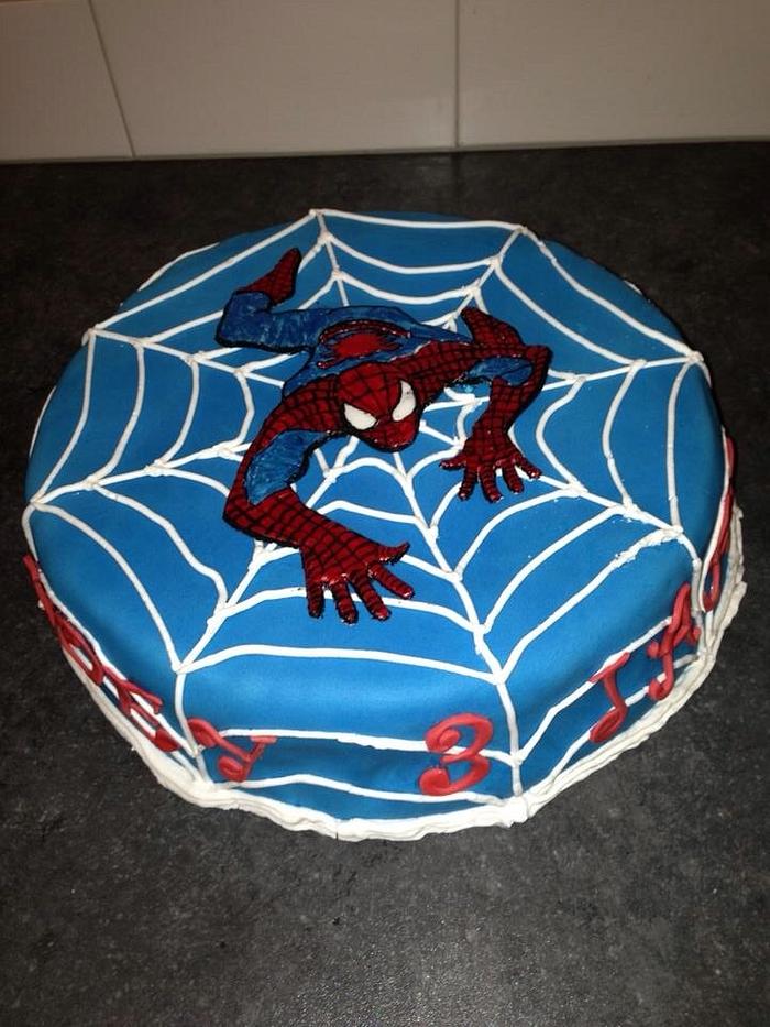 Spiderman cake