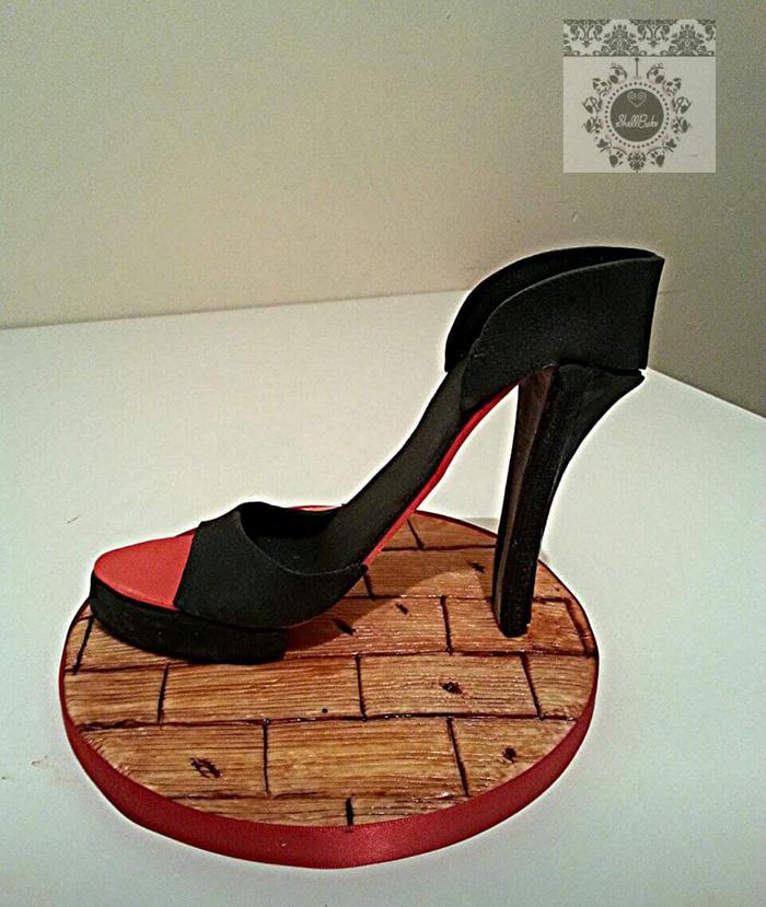 Sugarpaste high heel