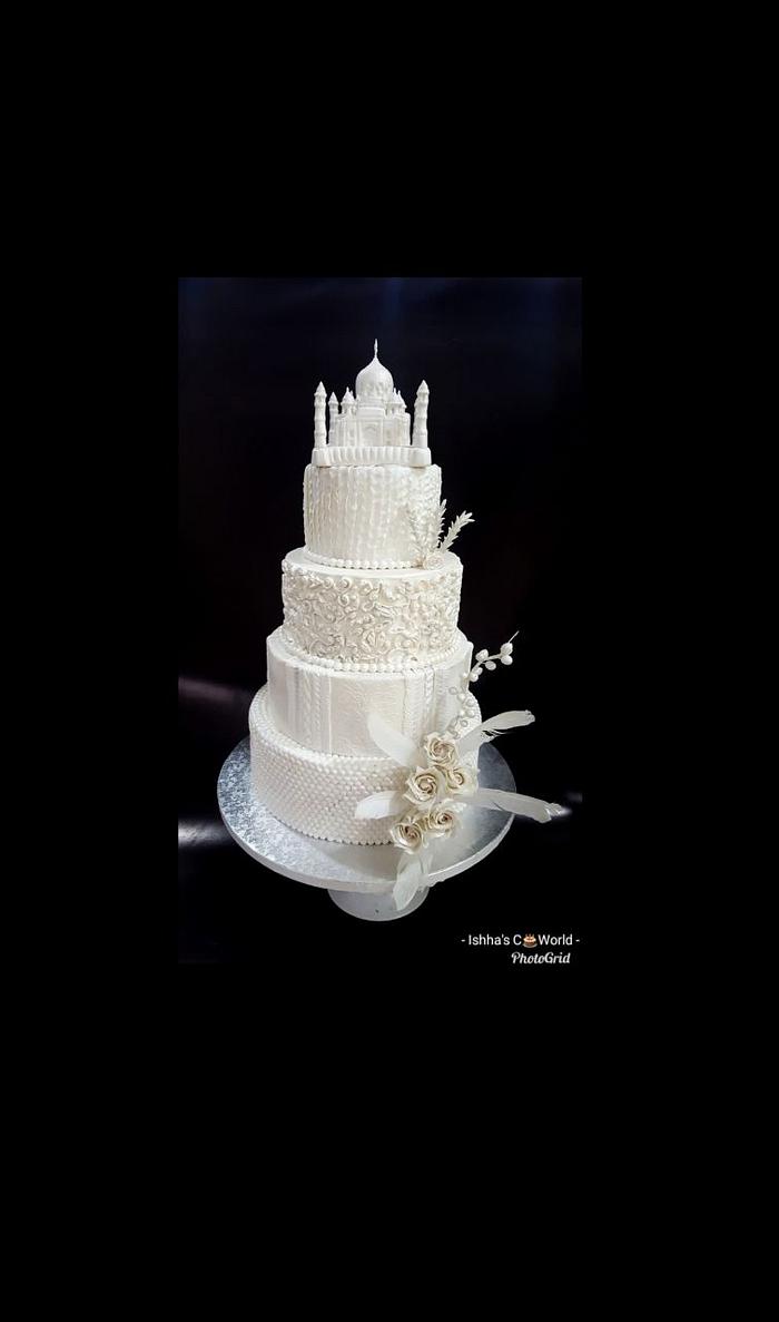 Sweetlin - Beautiful Taj Mahal cake tutorial from The Cake... | Facebook