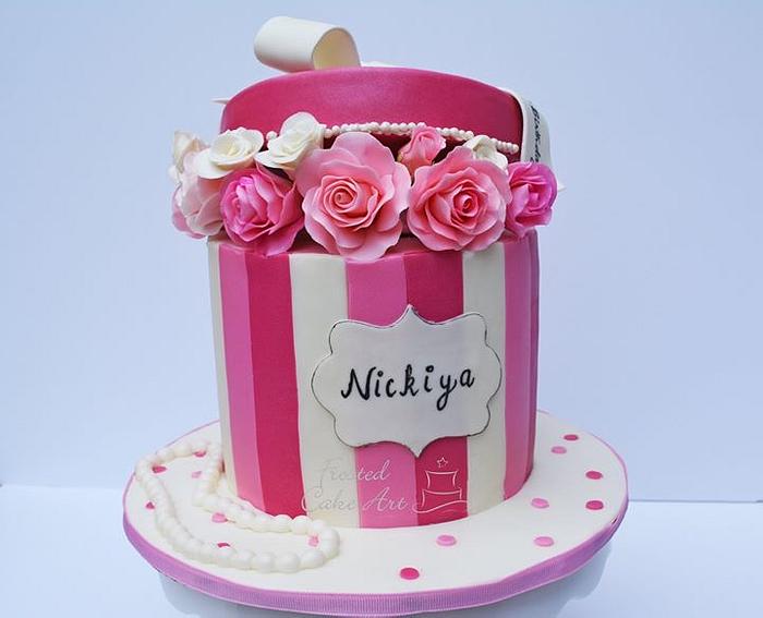 Victoria Secret Gift Box Cake