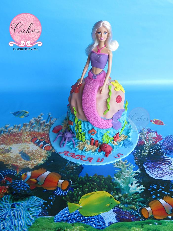 Mermaid Barbie cake