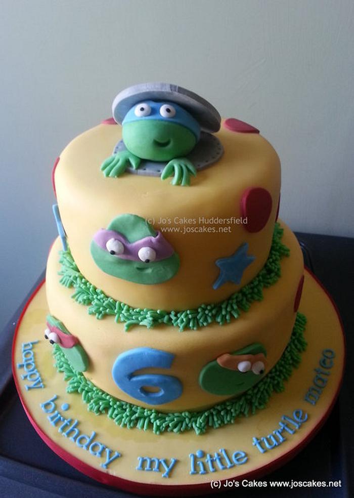 Teenage Mutant Ninja Turtles TMNT Birthday Cake