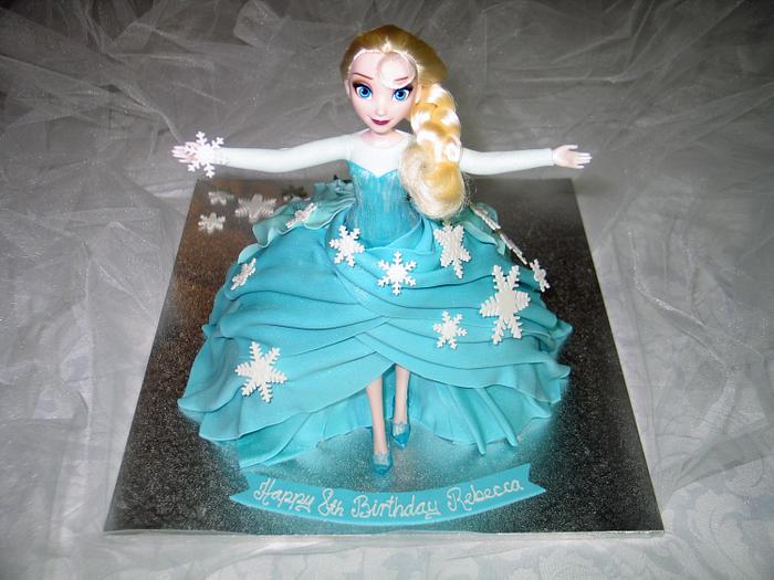 Elsa Two Tier Cake – Magic Bakers, Delicious Cakes