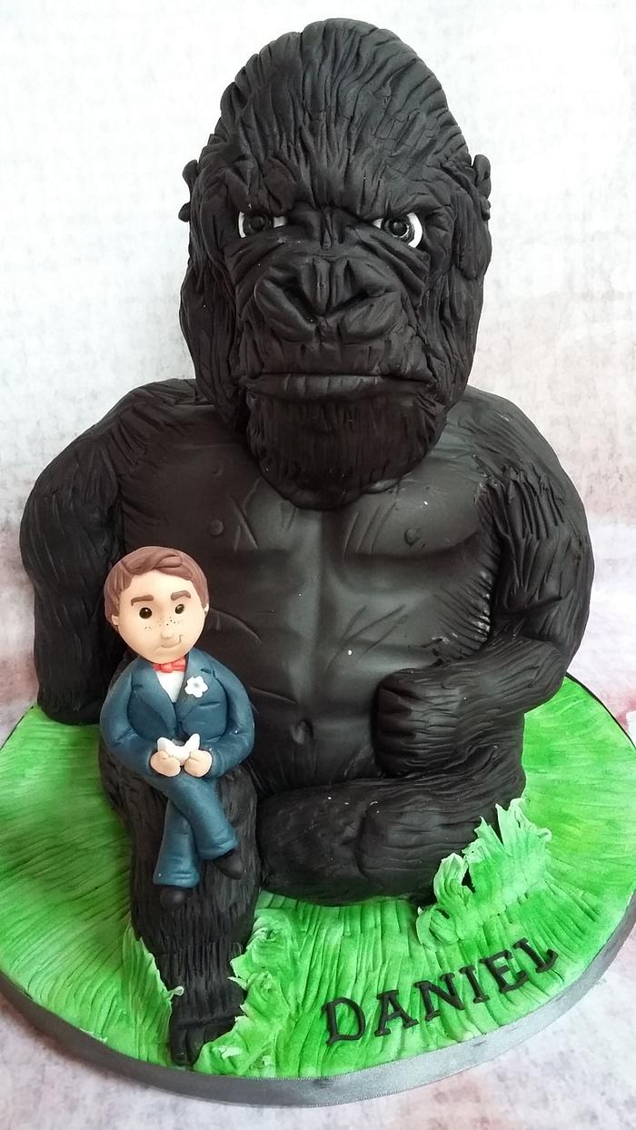 King Kong Decorated Cake By Lorna Cakesdecor