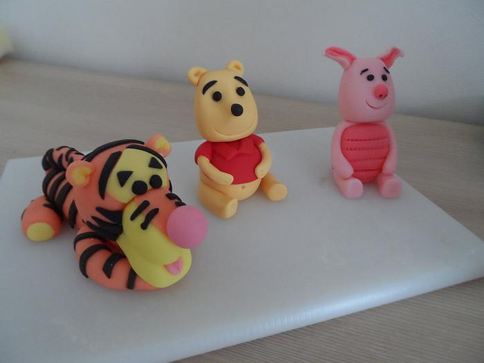 Pooh Bear, Tigger and Piglet