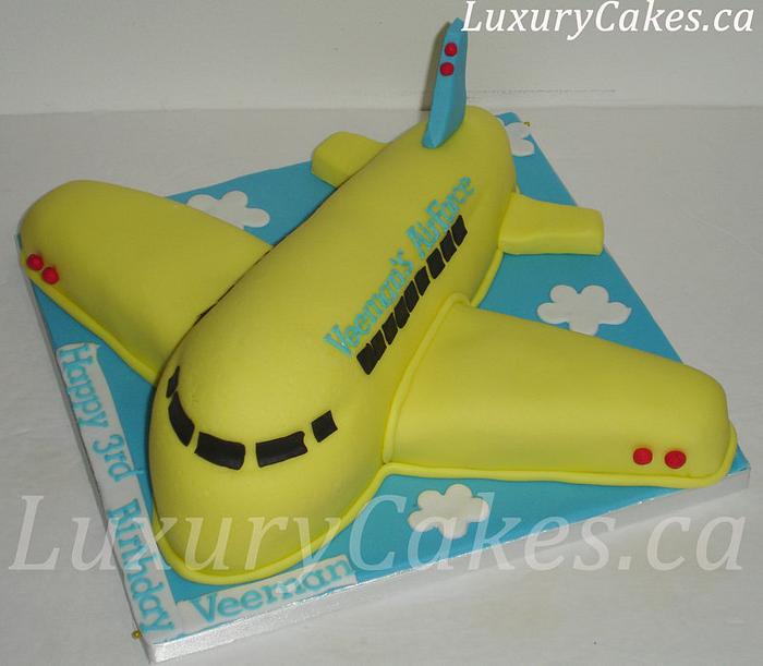 Aeroplane Shaped Ice Cream Cake Melbourne