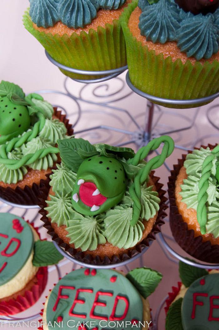 Little shop of horrors cupcakes