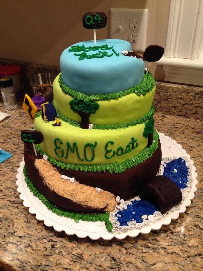 Sales Mountain Cake