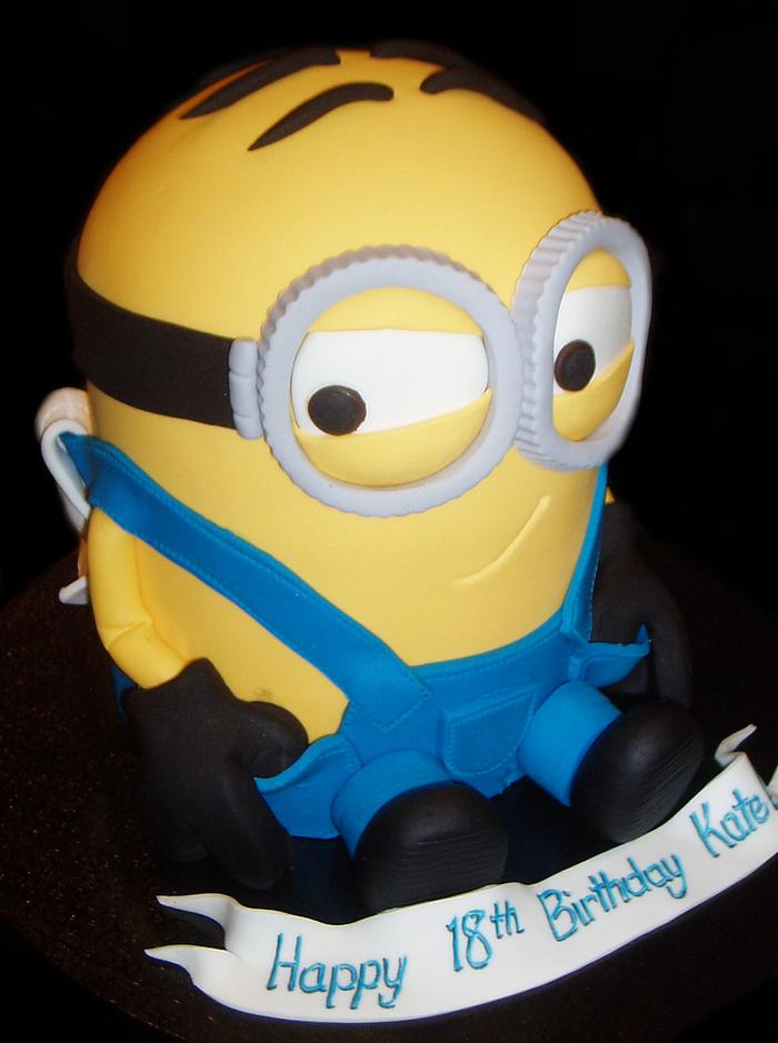 Cheeky Little Minion Birthday Cake