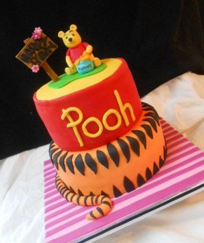 Winnie the Pooh birthday cake