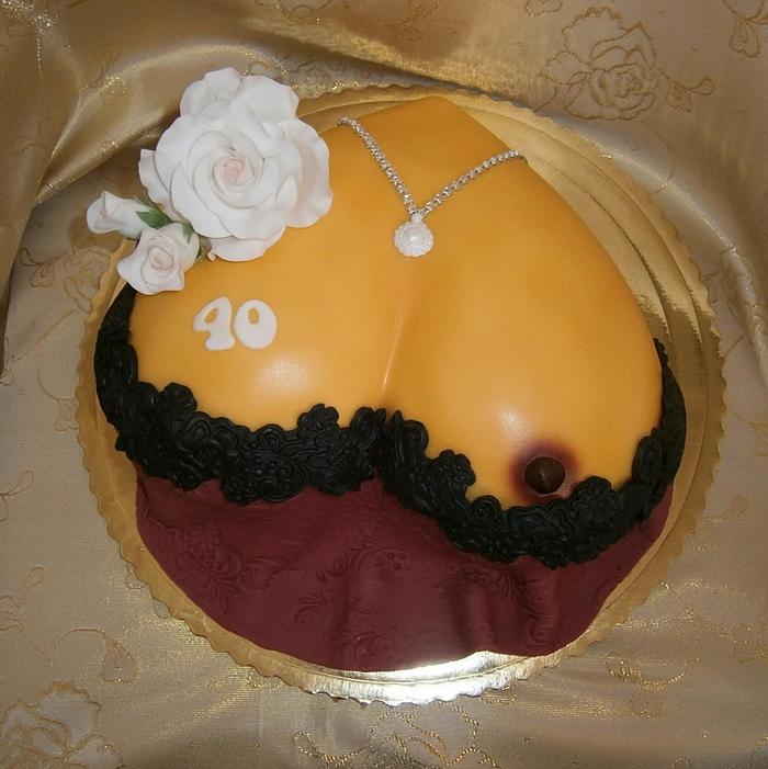 breast cake