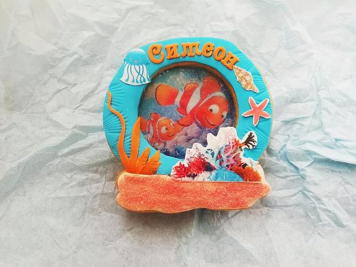 Fish cookie for Fish Party