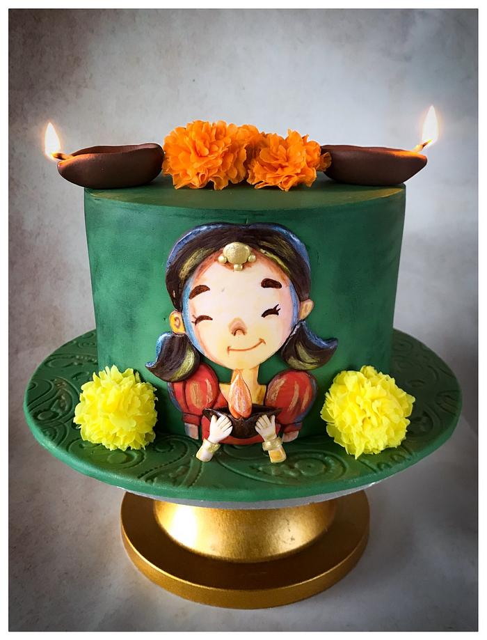 Happy Diwali Cake