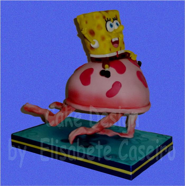 Floating Sponge Bob