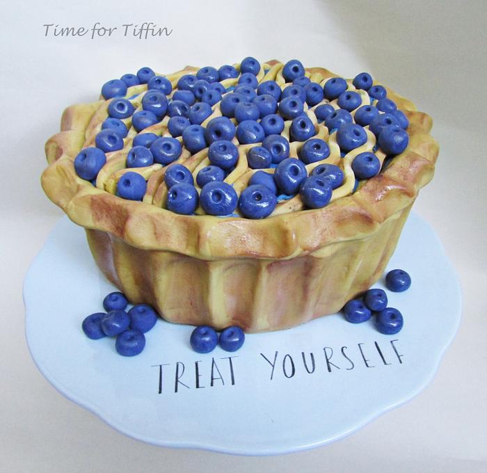 Blueberry pie cake 