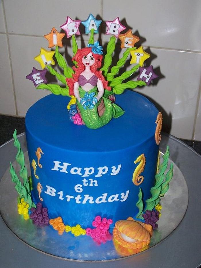 Little Mermaid cake