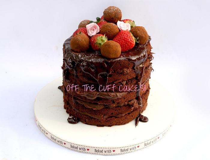 6 layer chocolate truffle cake