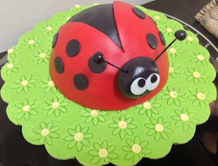 Ladybird/Ladybug Cake for Afternoon Tea